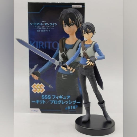 New 2020 Furyu Sword Art Online Aria of a Starless Night Kirito SSS Anime Statue - Picture 7 of 9
